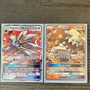 EX GX and V Pokémon Cards